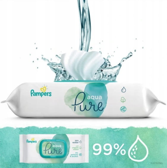 pampers chusteczki aqua pure