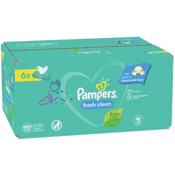 pampers fresh clean 6x80