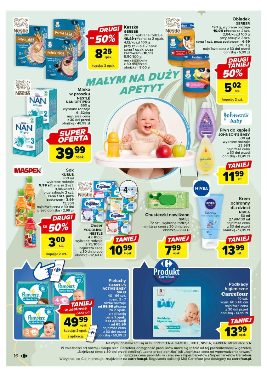 carrefour pampers gazetka