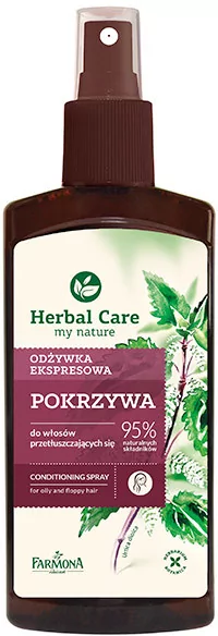 herbal care odżywka ekspresowa do włosów przetłuszczających się pokrzy