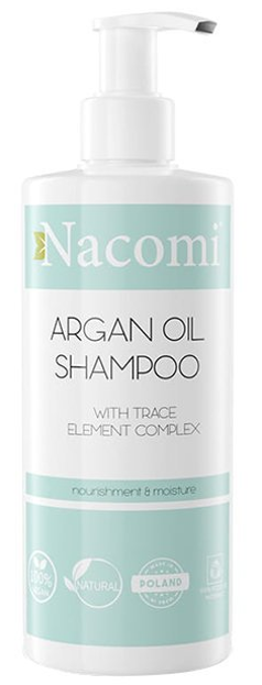 nacomi argan shampoo szampon wzmacniający