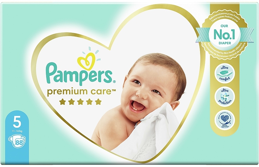 pieluchy pampers premium care 1 newborn 88szt