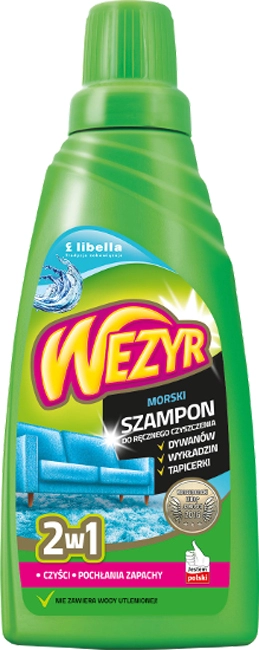 szampon do dywanów wezyr 2w1 morski 450 ml