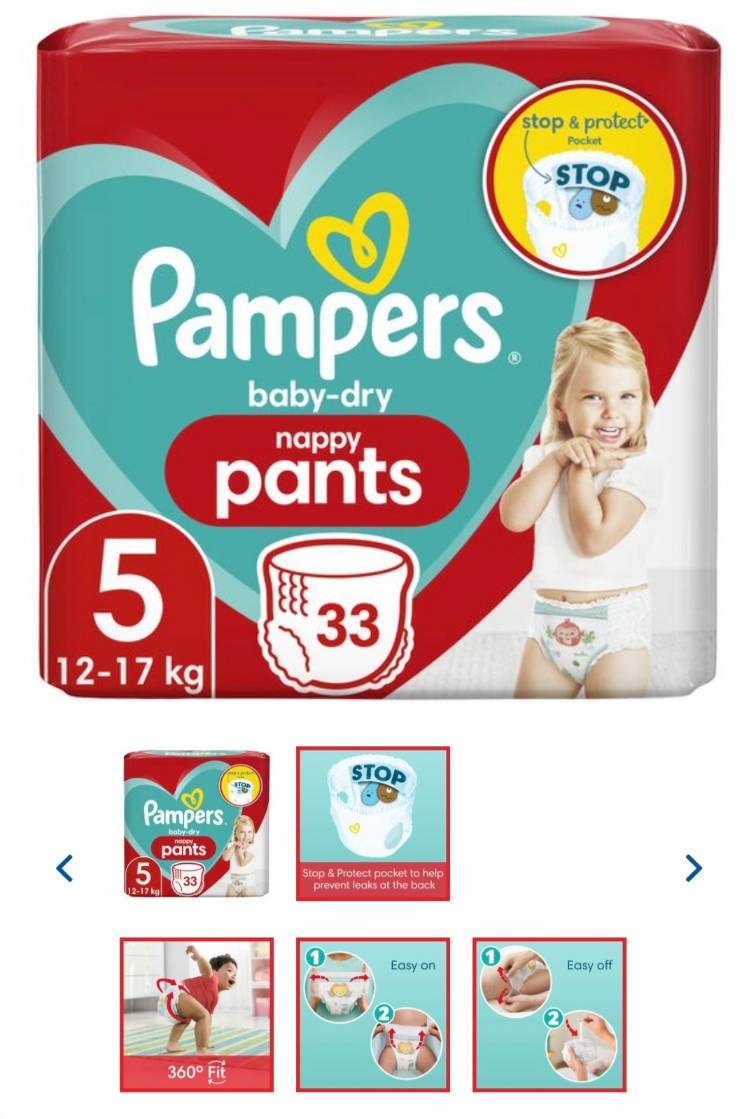 pampers 5y