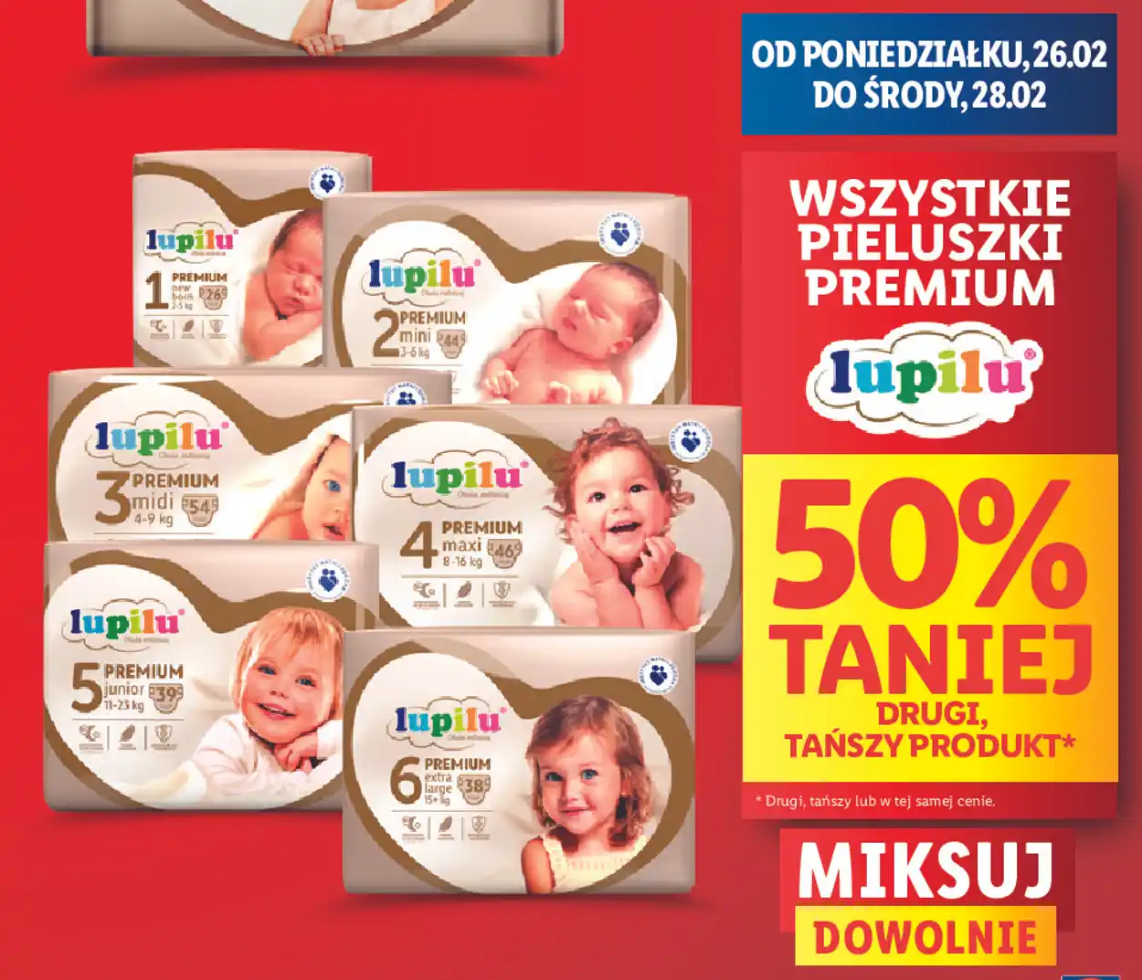 lidl pieluchy duze opakowanie