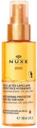 nuxe sun nawilżający mleczny olejek do włosów opinie