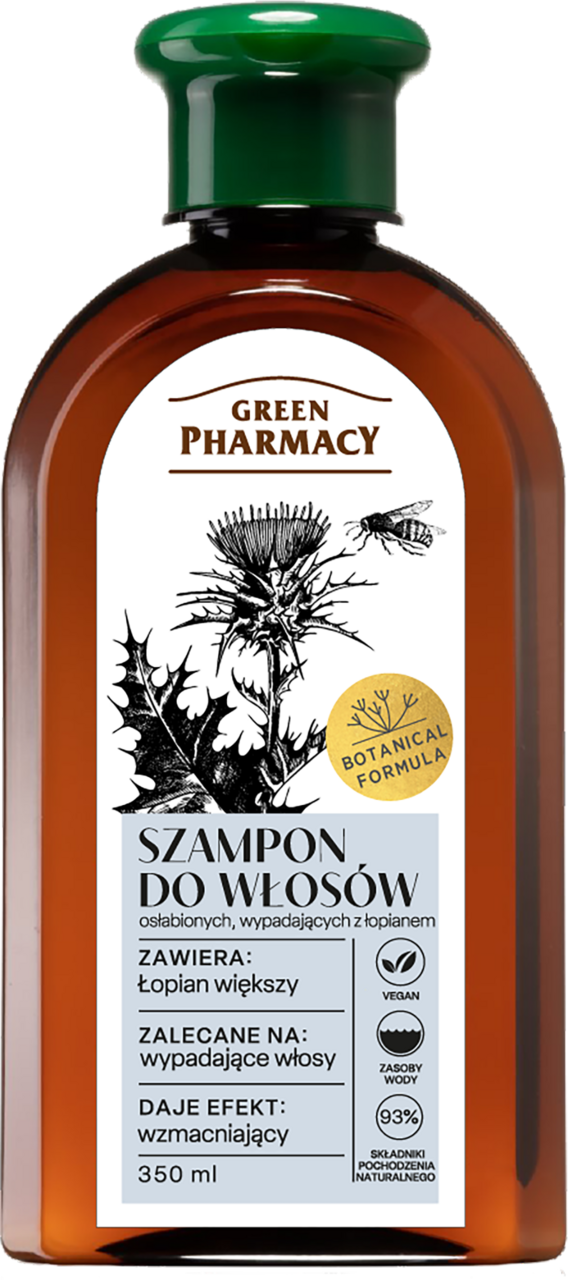 green pharmacy szampon łopian skład