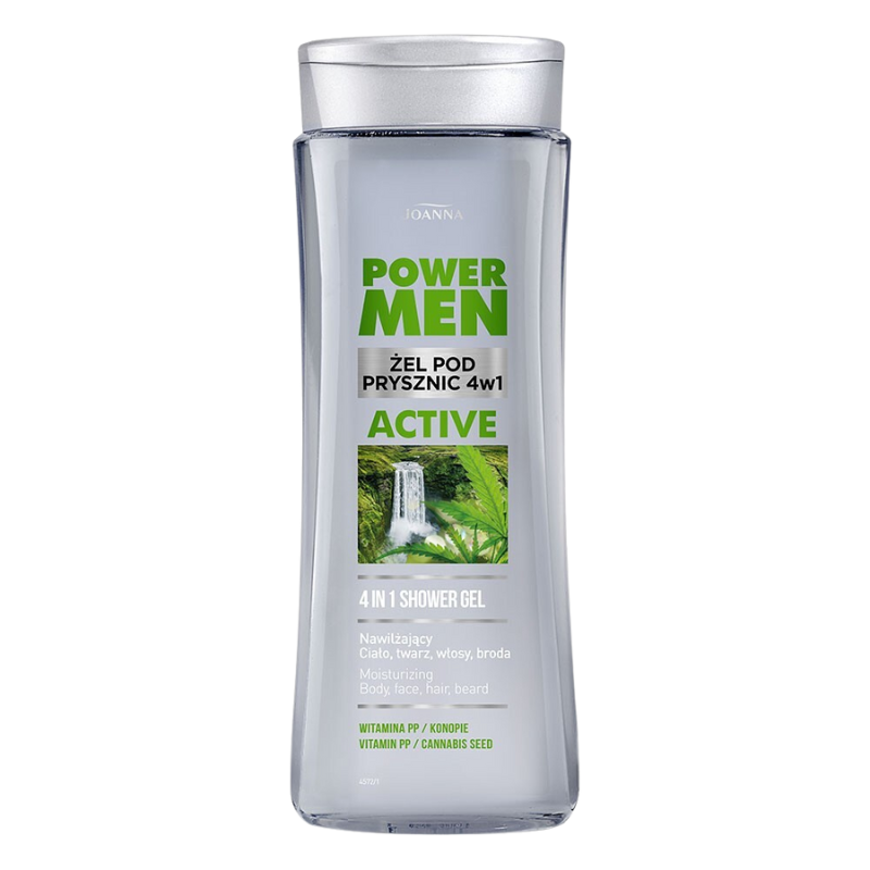 joanna power men szampon-żel pod prysznic 3w1 300 ml skłąd