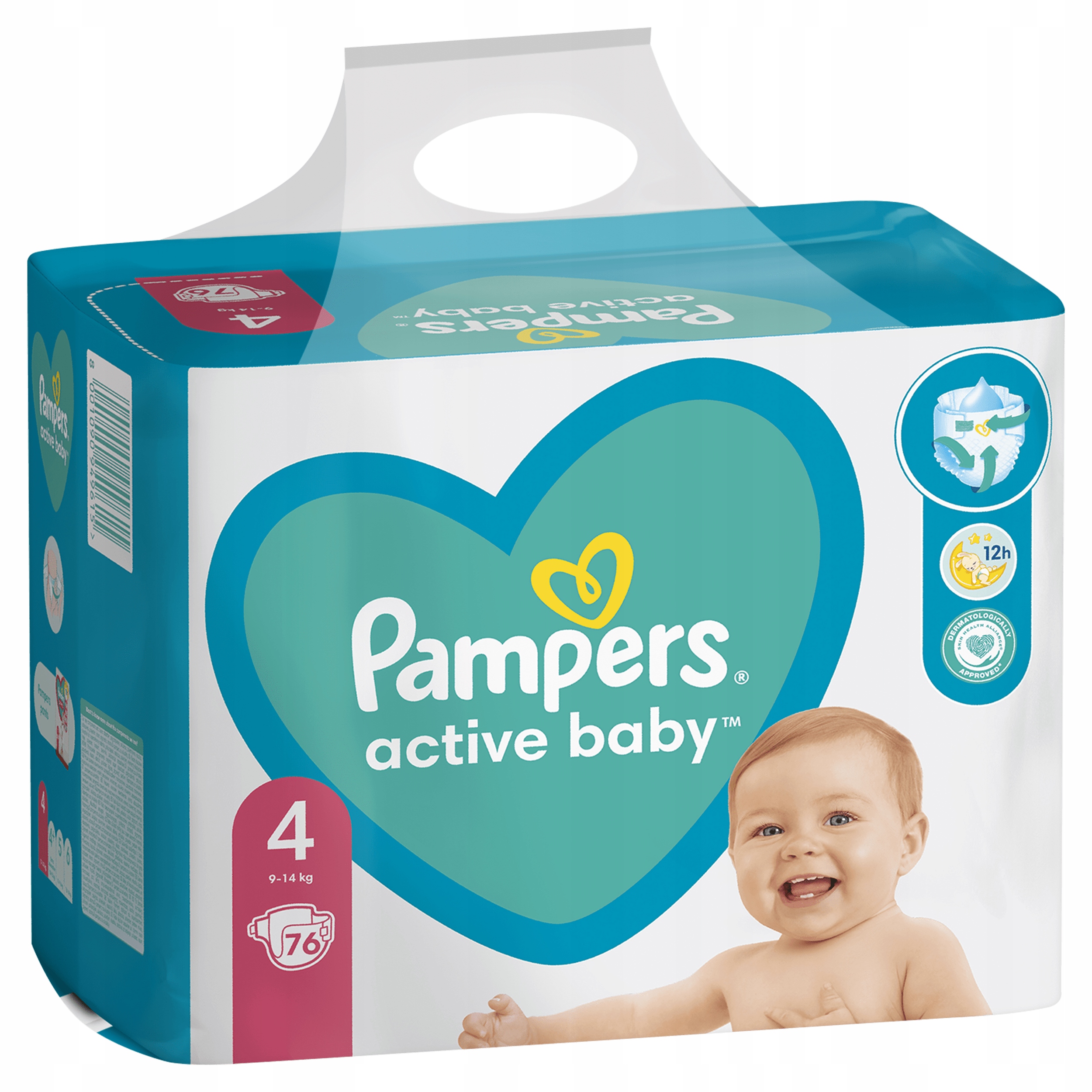 pampers 4 76 szt