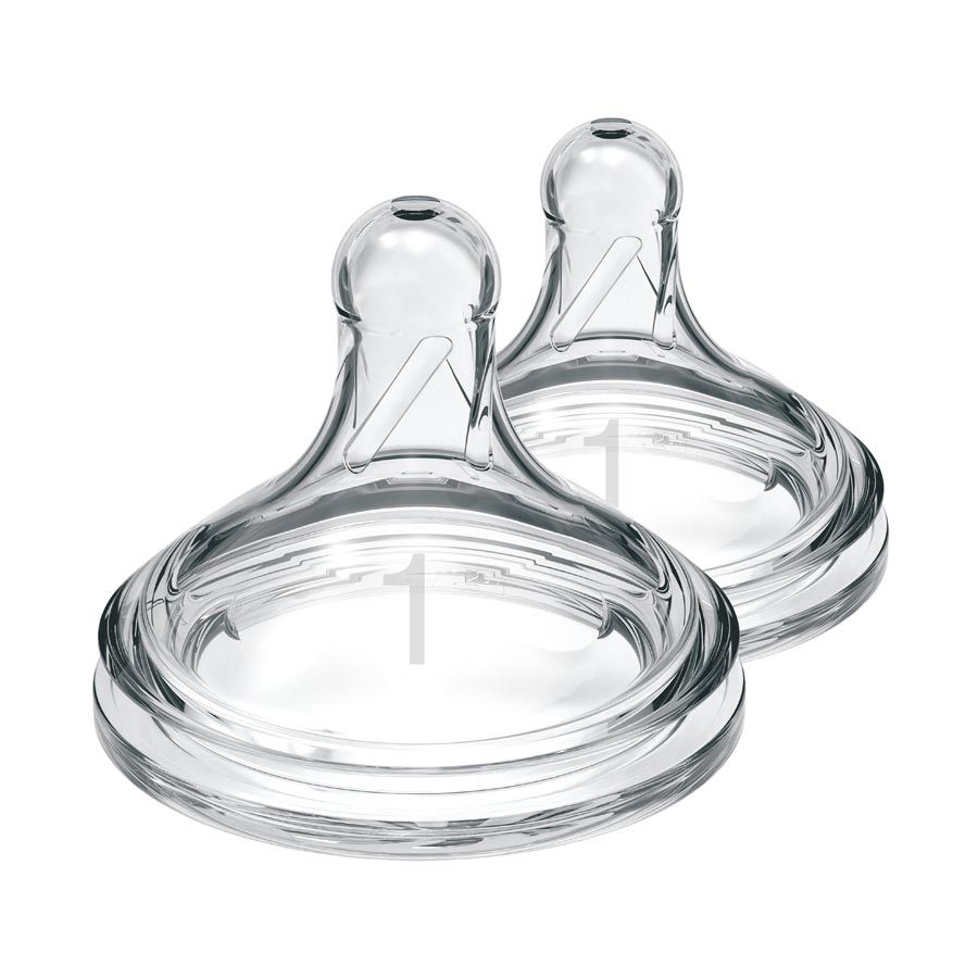 Dr.Browns WN1201 Silicone nipple for bottles 0m+