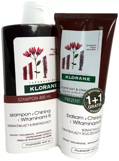 klorane szampon na bazie chininy wit.b 400ml