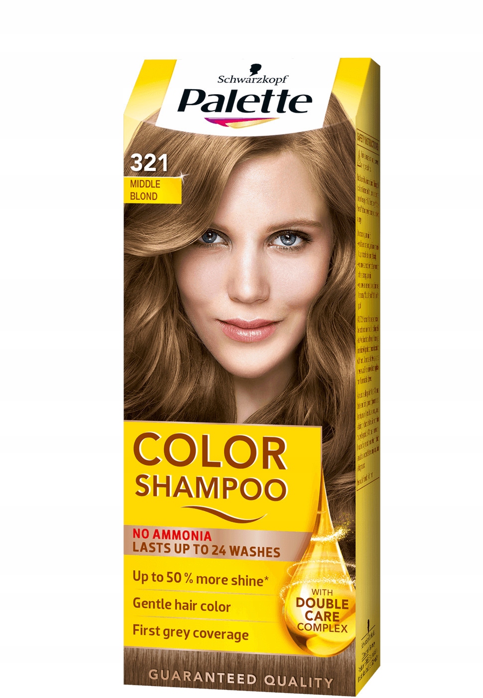 średni blond szampon palette