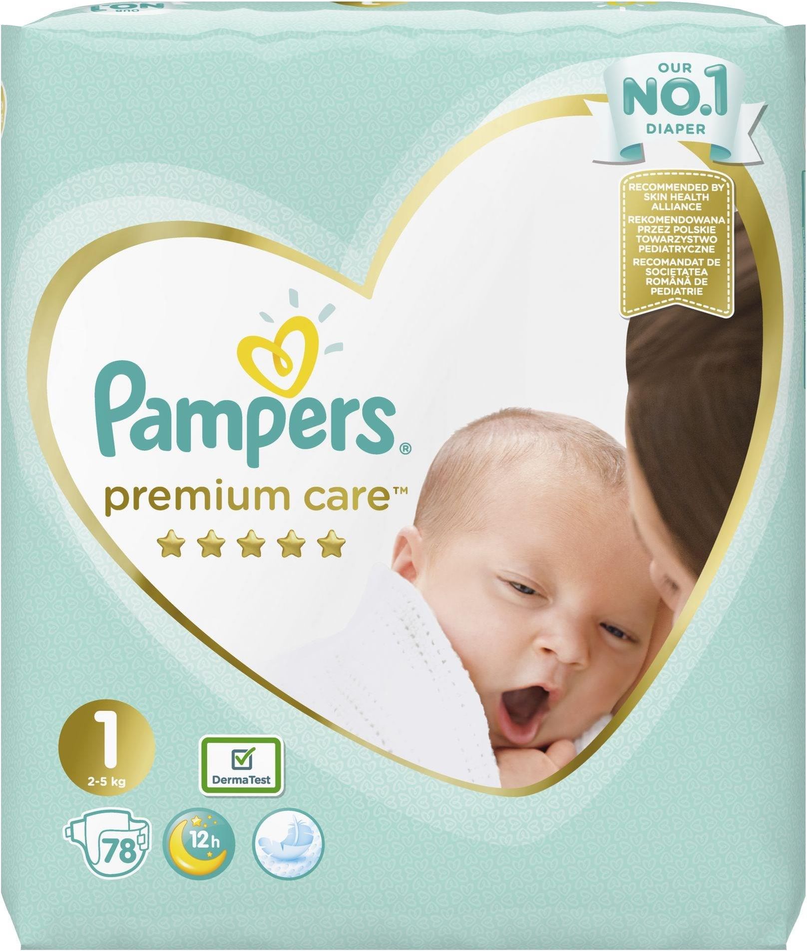 pampers premium care pieluchy rozmiar 1