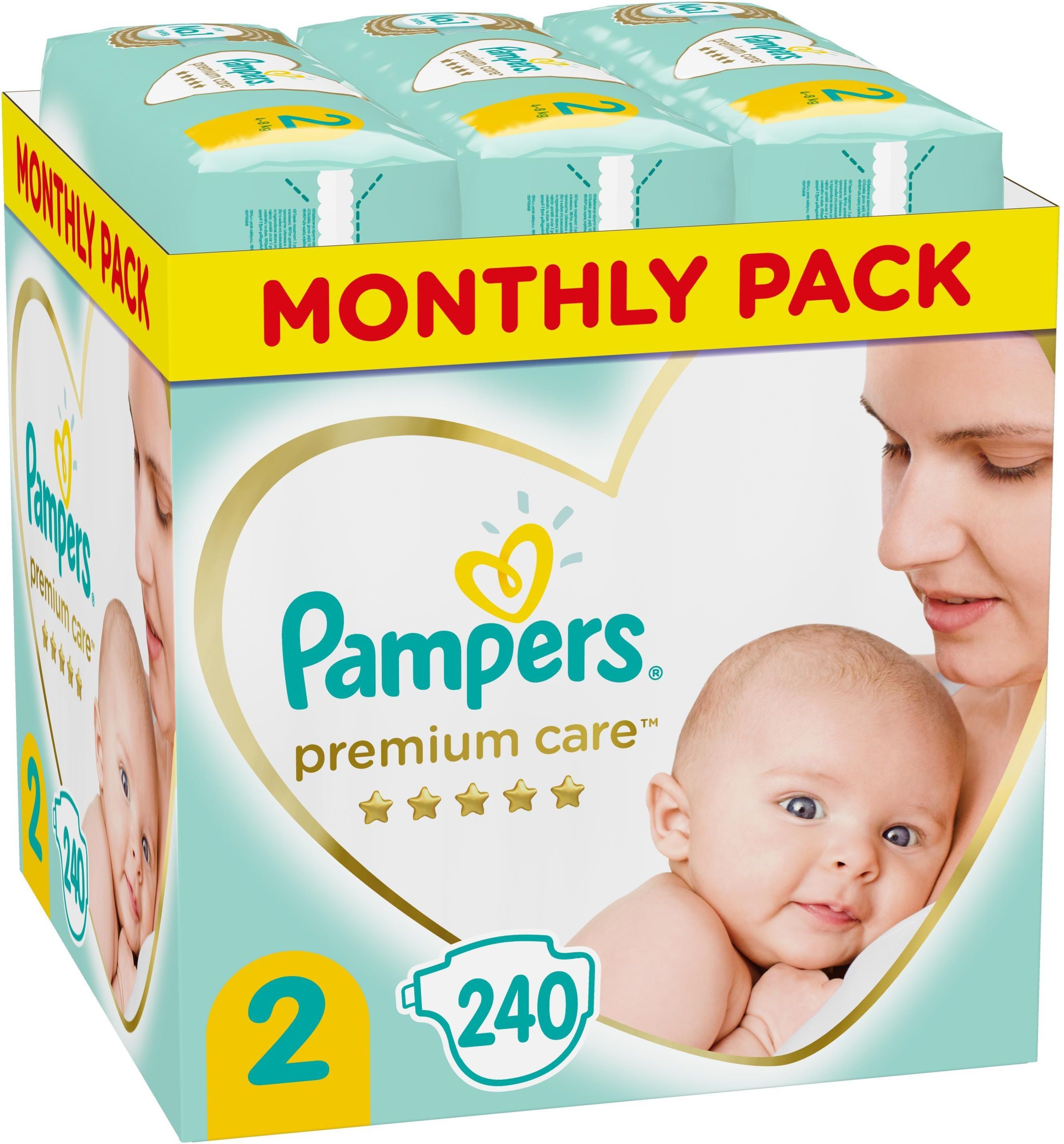 pampers 2 chłonie kupki