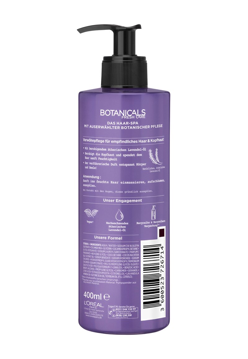 botanicals szampon lavender