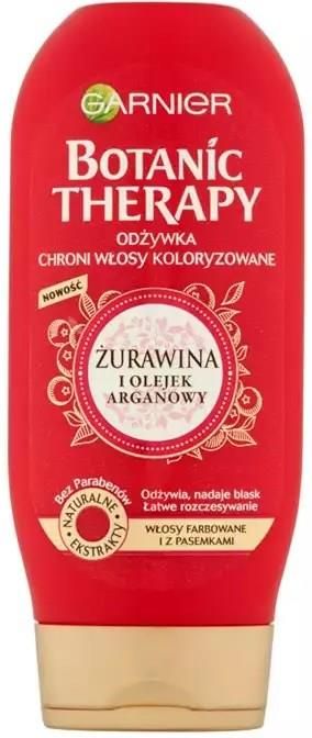 garnier botanic therapy do włosów farbowanych żurawina i olejek arganowy