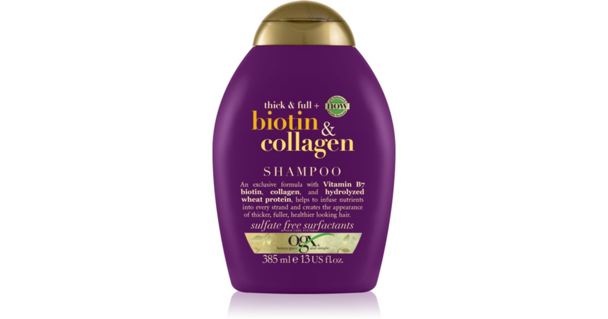 organix biotin&collagen szampon zwiększający objętość włosów szampon