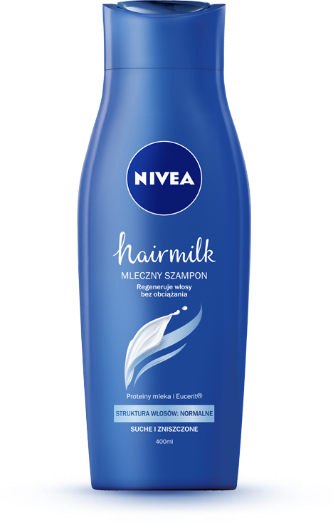 nivea hairmilk szampon z jedwabiem