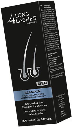 oceanic long 4 lashes szampon przeciwłupieżowy wzmacniający włosy