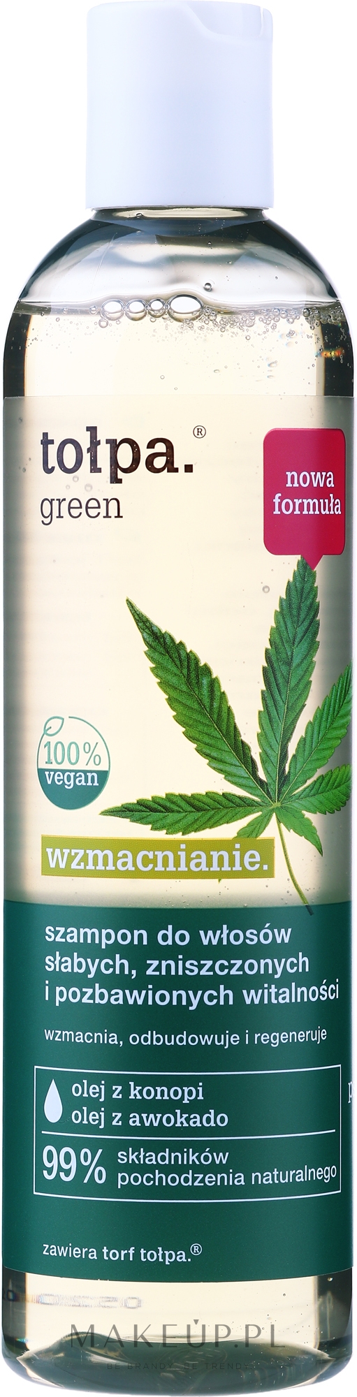 promocja tołpa green wzmacnianie szampon wzmacniający szampon do włosów