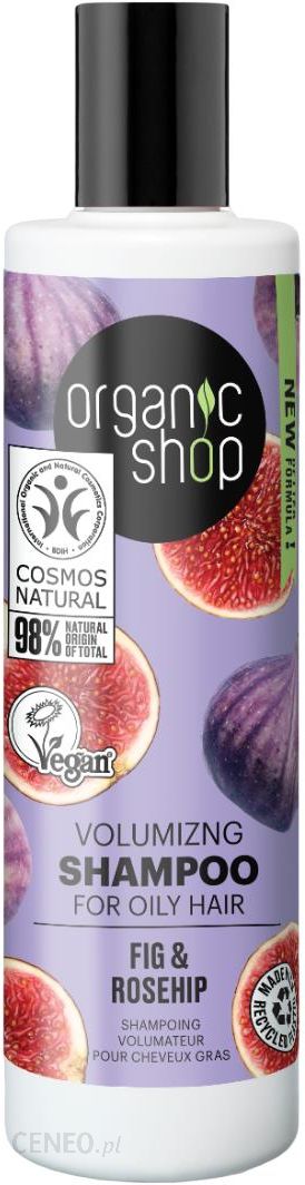 organic shop szampon do włosów nadający połysk jedwabny nektar