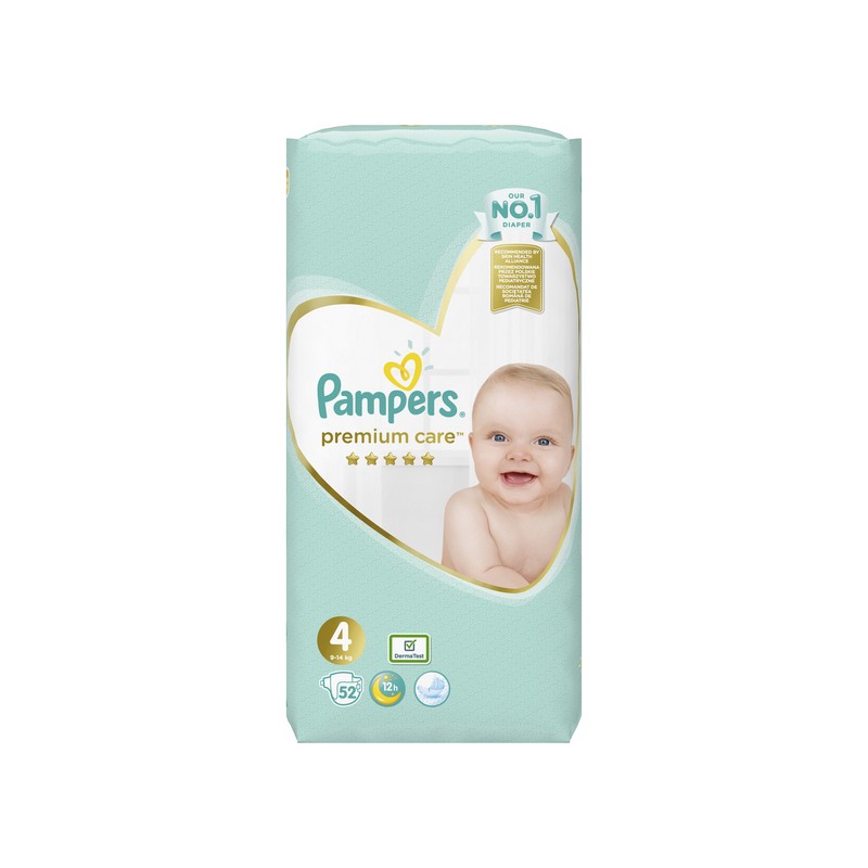 pampers premium care 4 52 szt