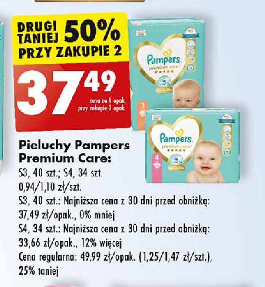 biedronka pieluchy pampers 29 99