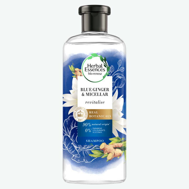 herbal essences szampon micellar water and blue ginger