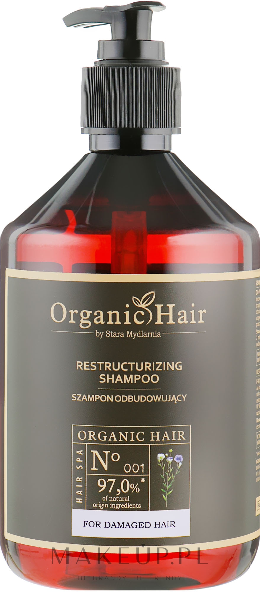 stara mydlarnia organic hair odbudowujący szampon do włosów