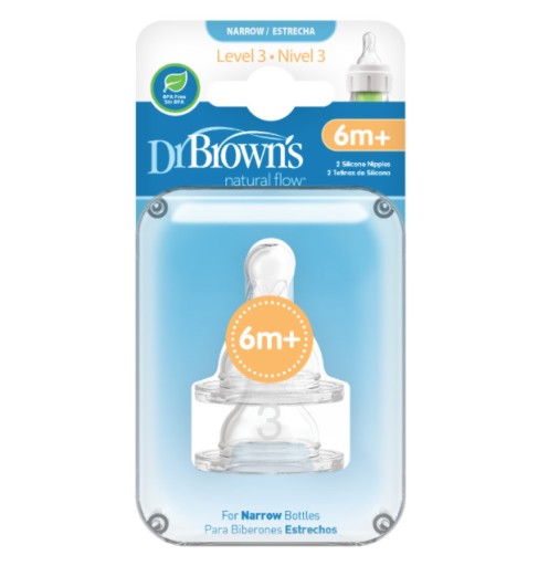Dr.Browns 332 Opcje Smoczek silikonowy 6m+