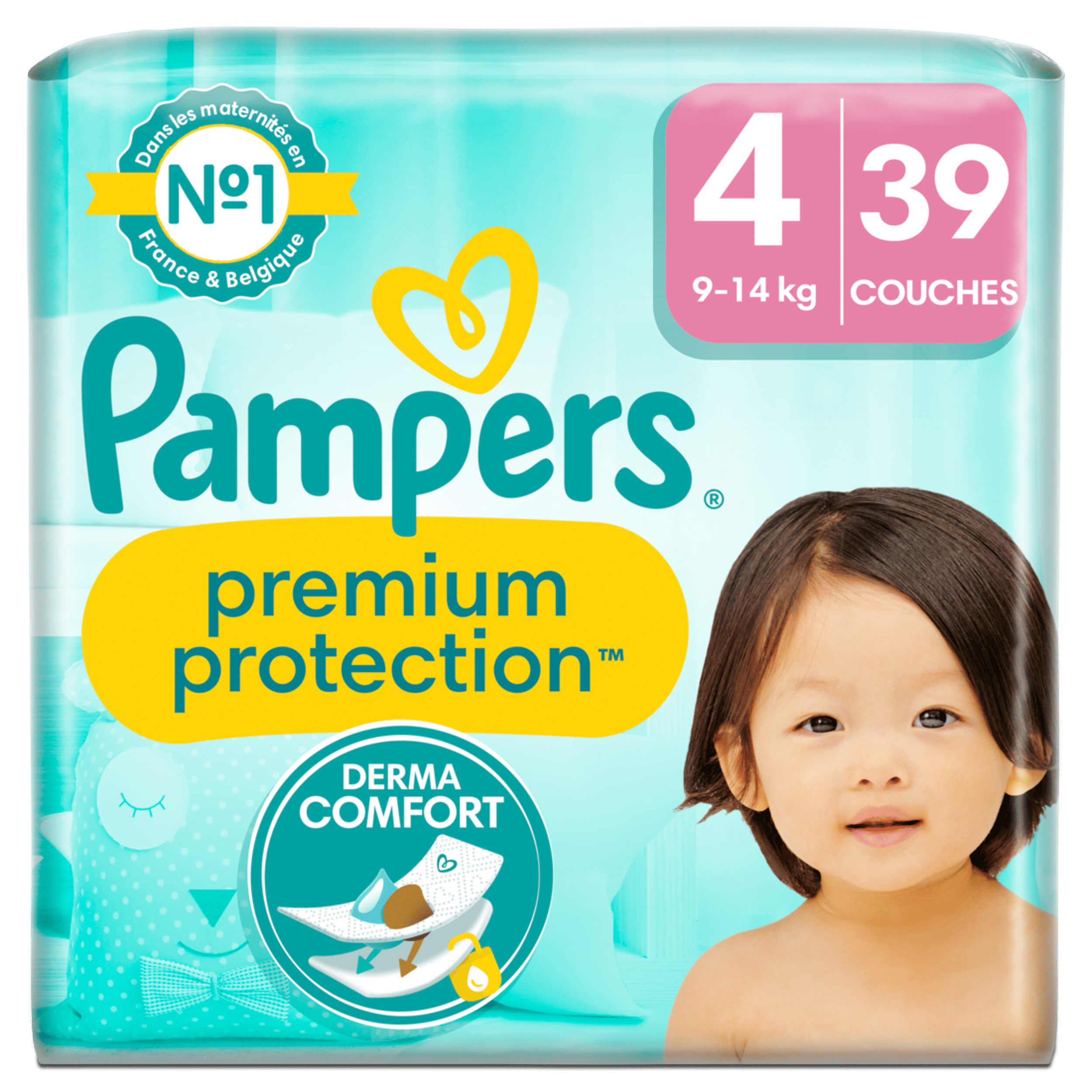 pampers premium protection 4 plus
