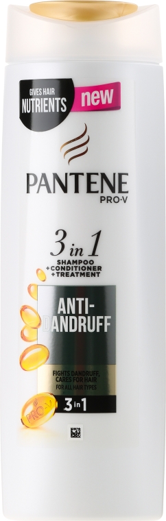 pantene szampon 3w1 przeciwłupieżowy