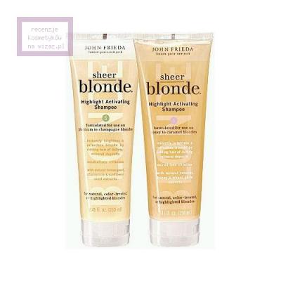 sheer blonde highlight activating szampon opinie