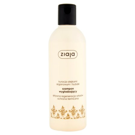 ziaja szampon wygładzający kuracja olejkami arganowym i tsubaki