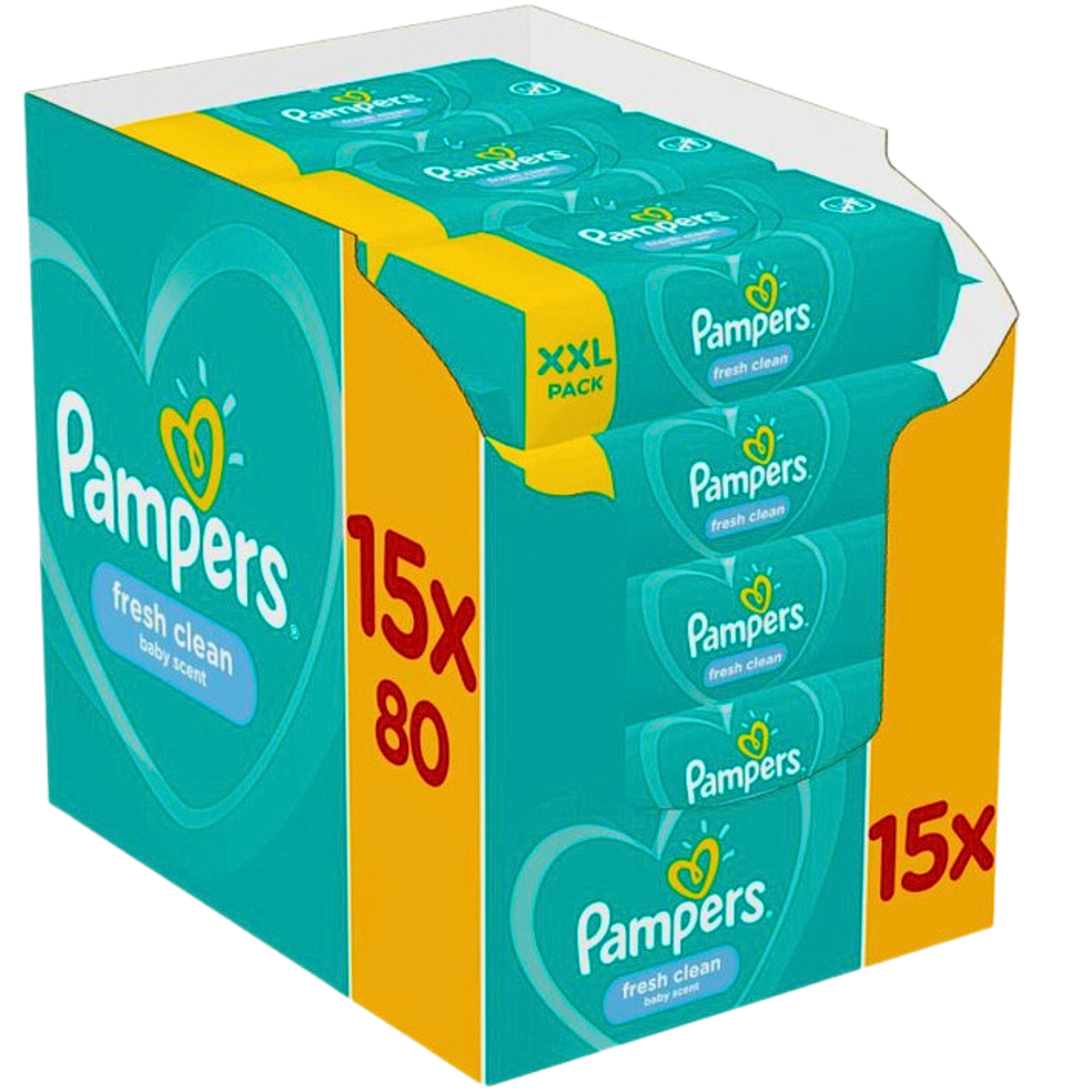 pampers chusteczki nawilżane fresh clean