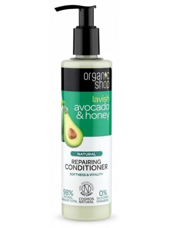 organic shop odżywka do włosów avocado&honey 280ml skład