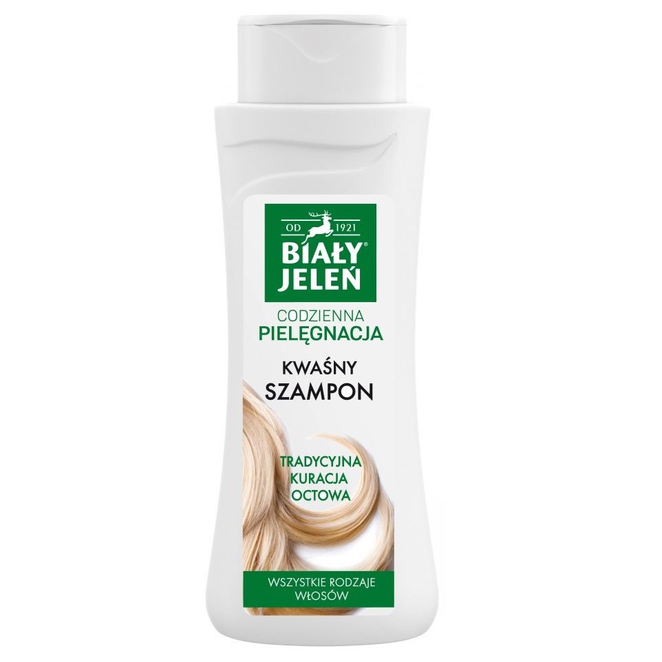 szampon do włosów biały jeleń malina