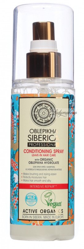 natura siberica oblepikha professional spray-odżywka do modelowania włosów