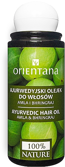 orientana ajurwedyjski olejek do włosów amla & bhringraj