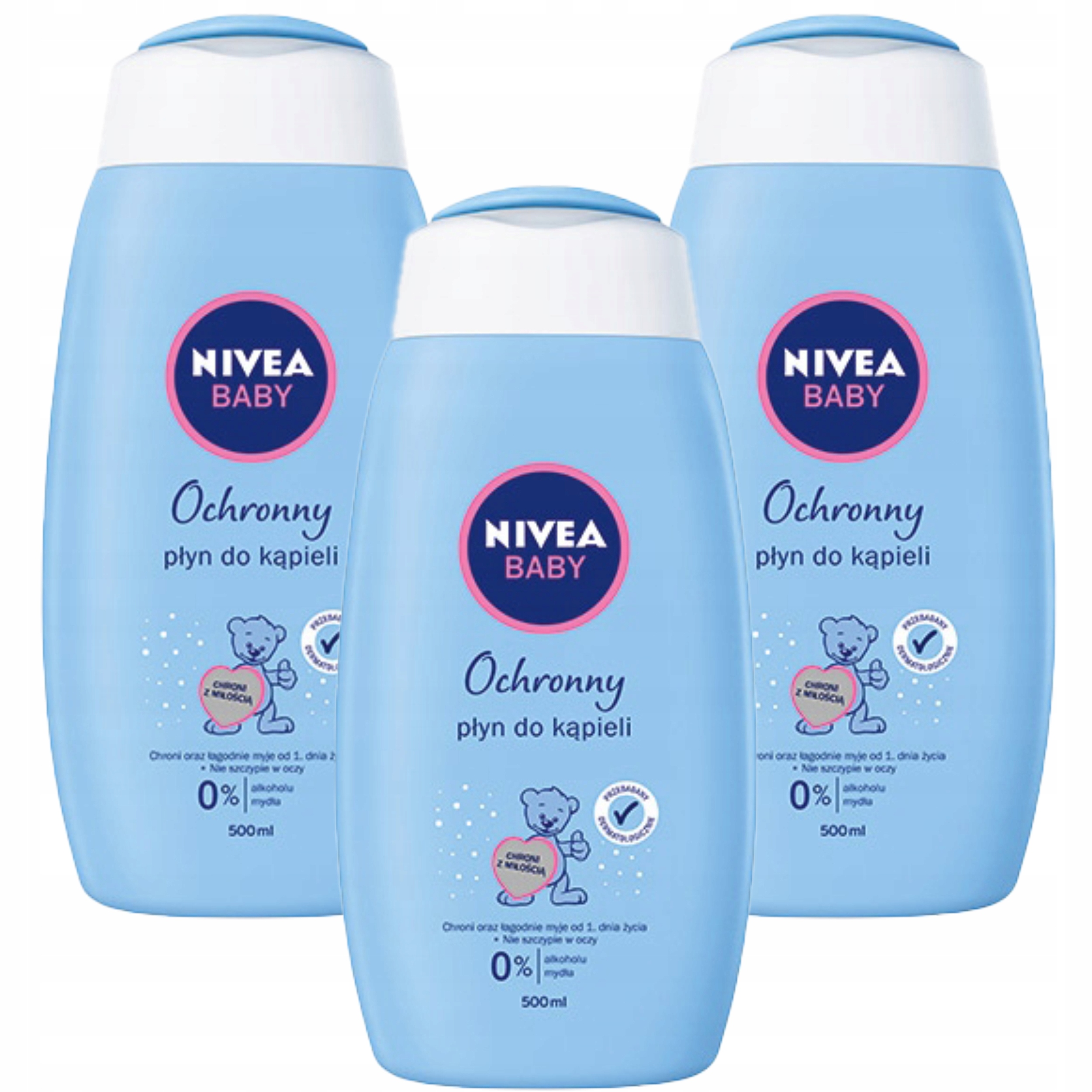 nivea ochronny szampon i płyn do kąpieli 500ml