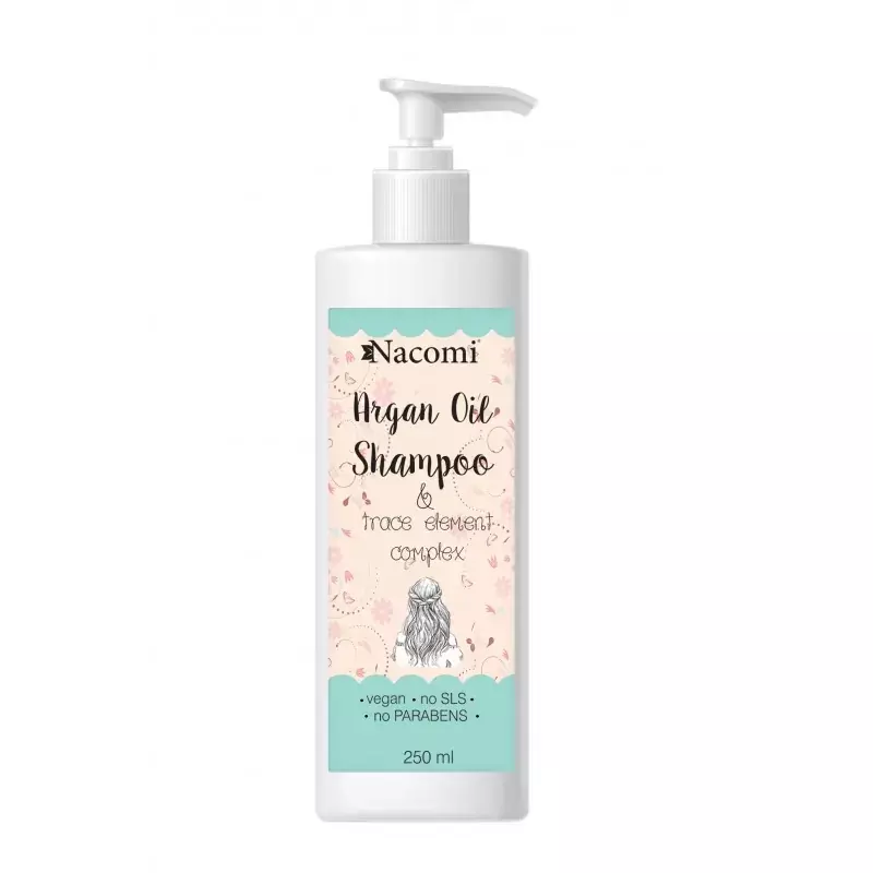 nacomi szampon wzmacniający z olejkiem arganowym 250ml skład