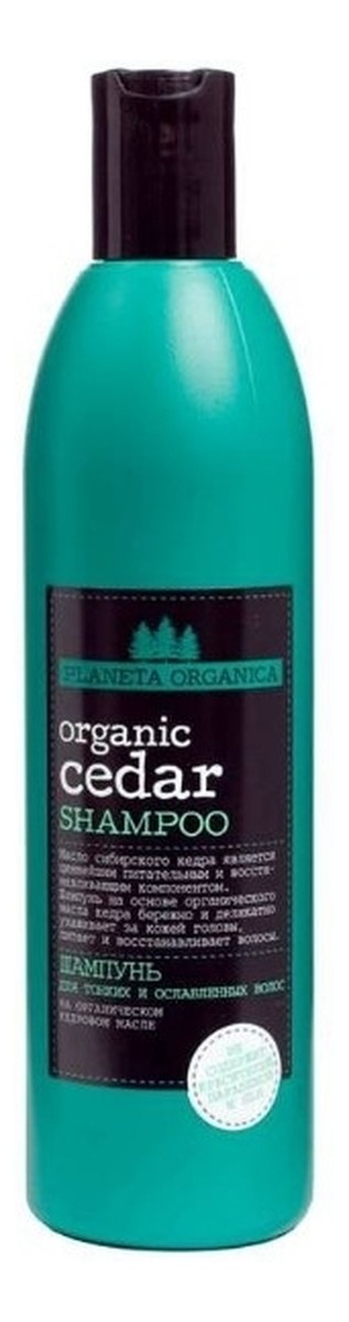 organic cedar szampon do włosów 360