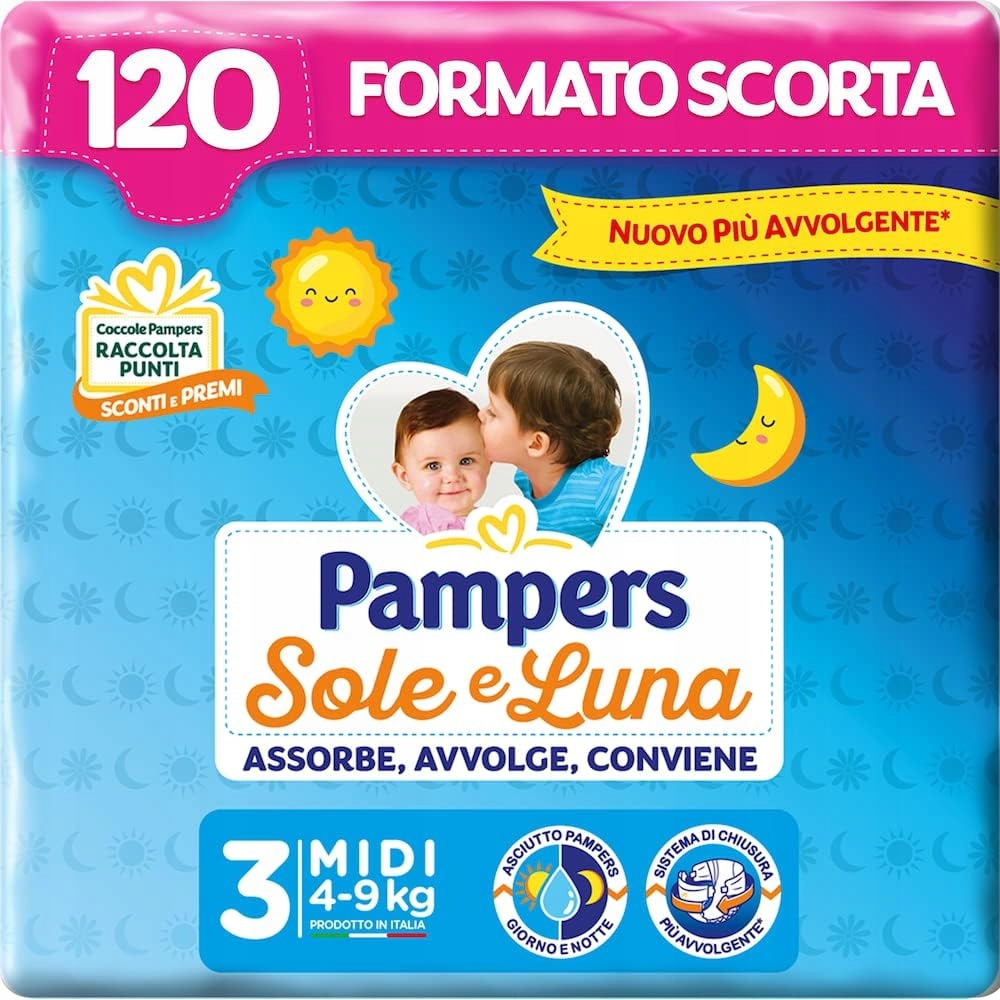 pampers midi rozmiar