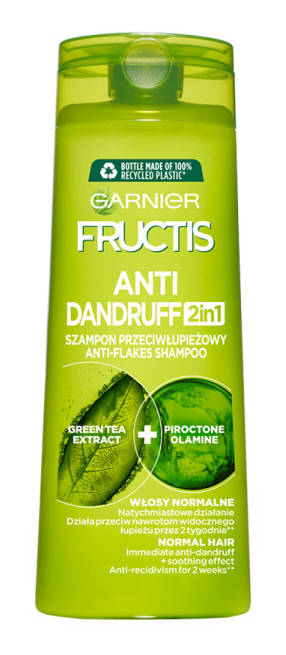 garnier fructis szampon przeciwłupieżowy szampon 2w1 na ł