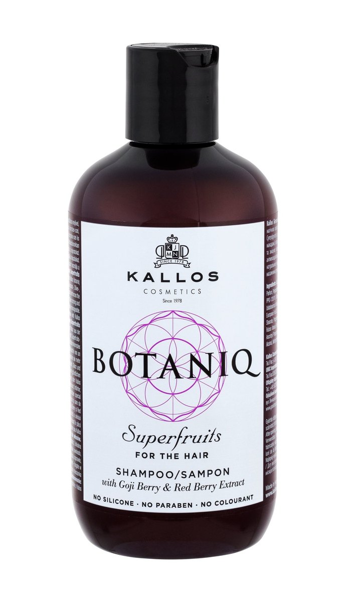 kallos botaniq superfruits szampon do włosów 300ml