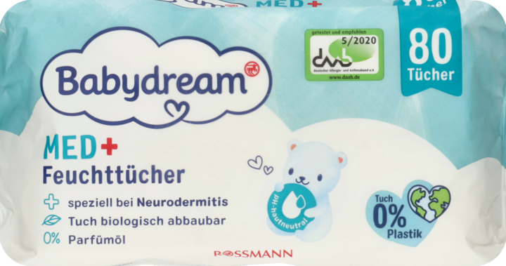 baby dream chusteczki nawilżane oil