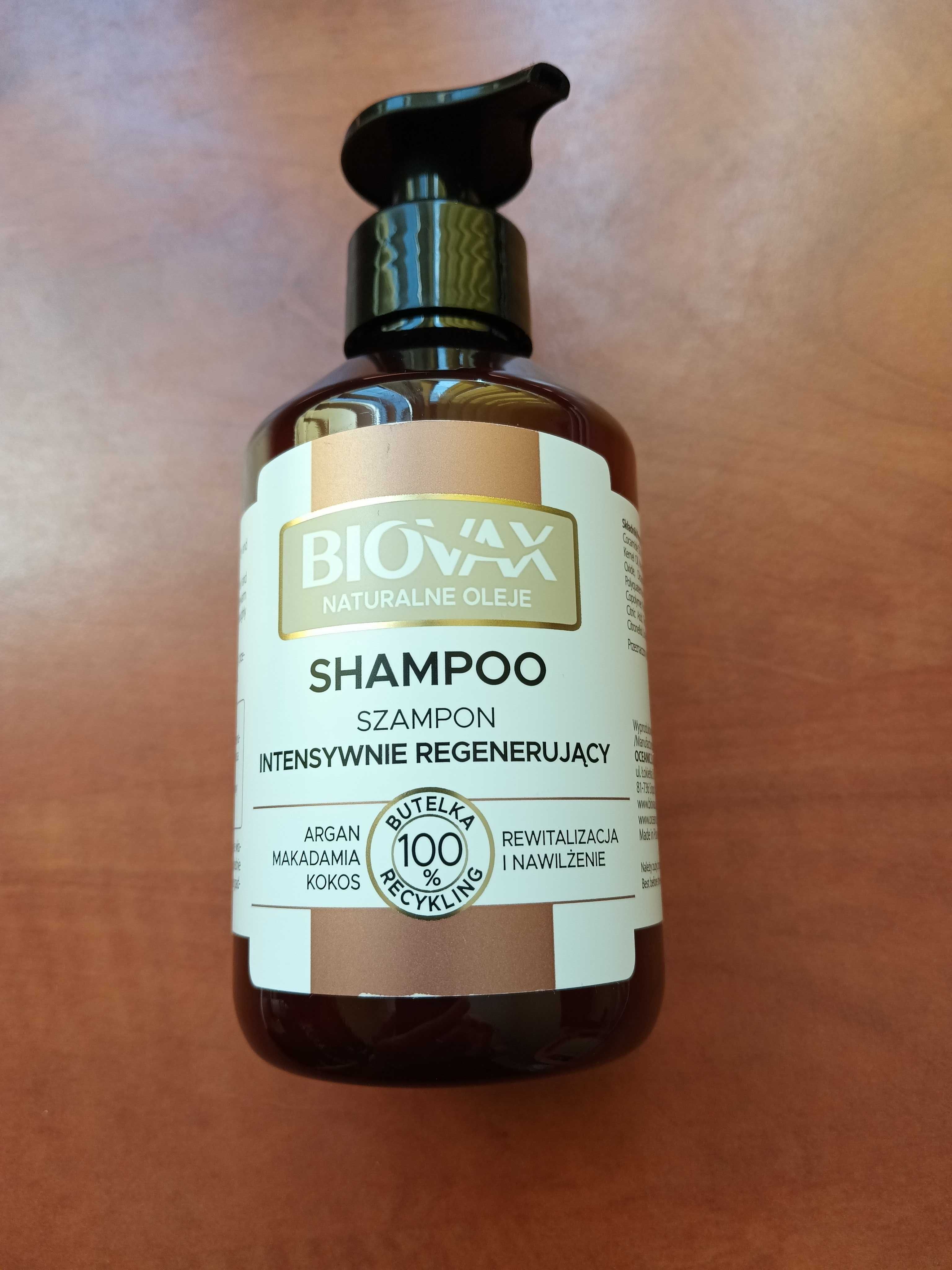 biovax szampon regenerujący argan kokos skłąd