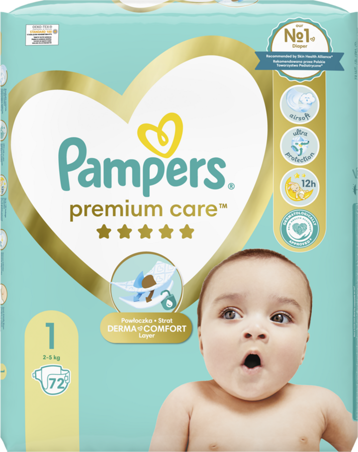 pieluchy pampers care