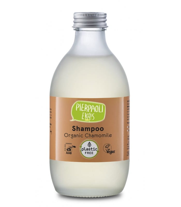 szampon w szklanej butelce