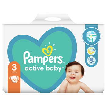 pampersy pampers 3 90 szt